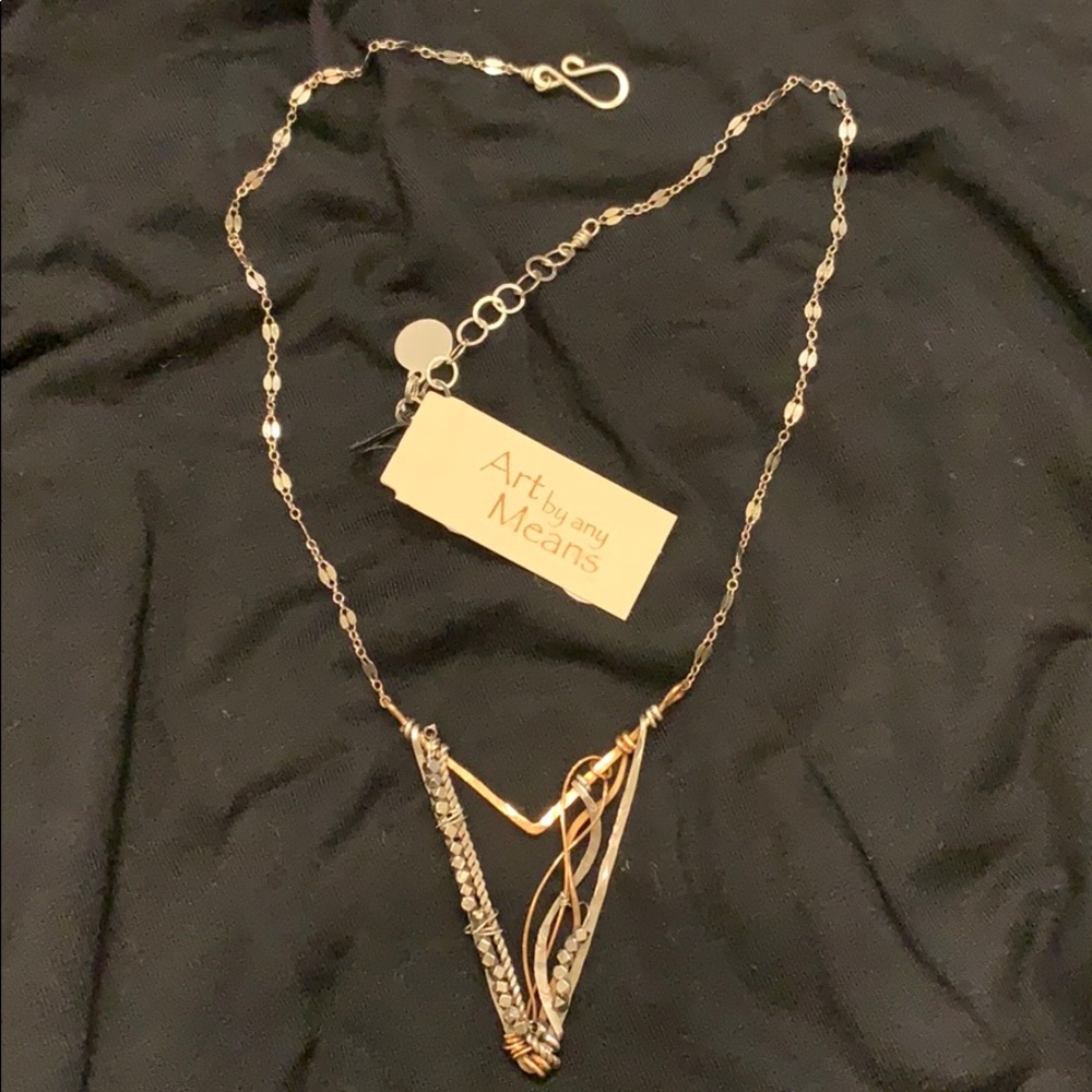 Art By Any Means Sterling Handmade Necklace